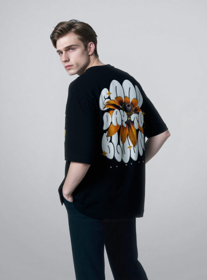 Good Day To Bloom Oversized Tee