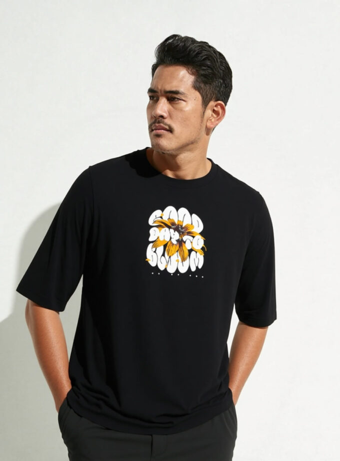 Good Day To Bloom Oversized Tee