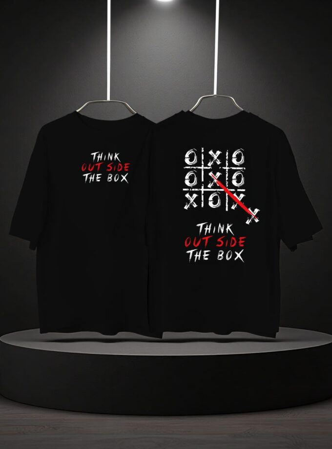 Think Outside The Box Oversized Tee