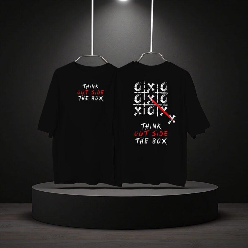 Think Outside The Box Oversized Tee - Image 5