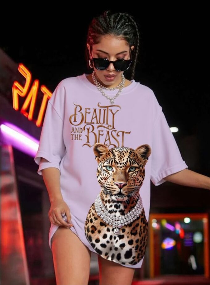 Beauty & The Beast Oversized Tee