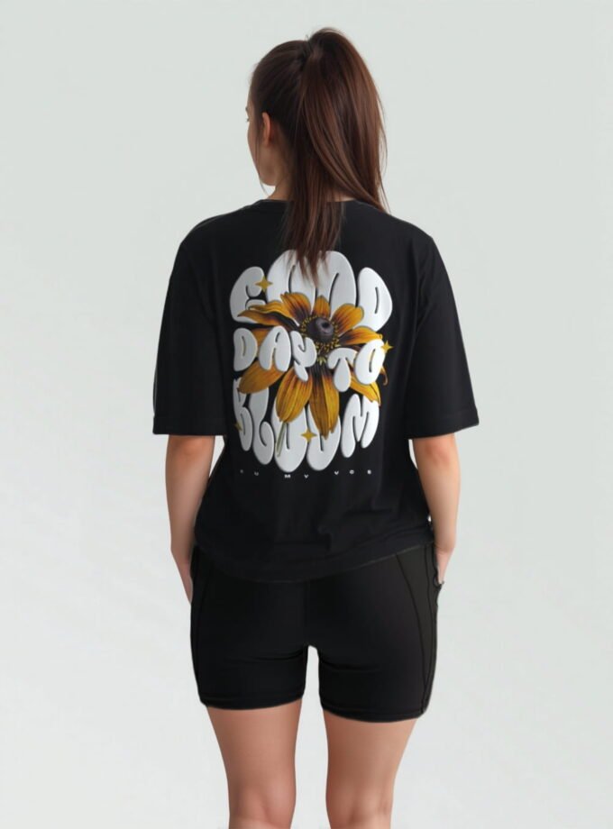 Good Day To Bloom Oversized Tee