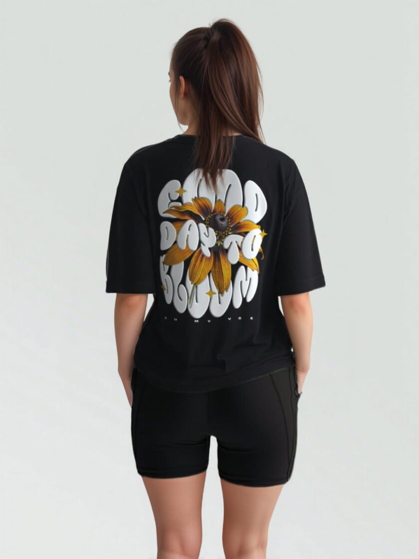 Good Day To Bloom Oversized Tee