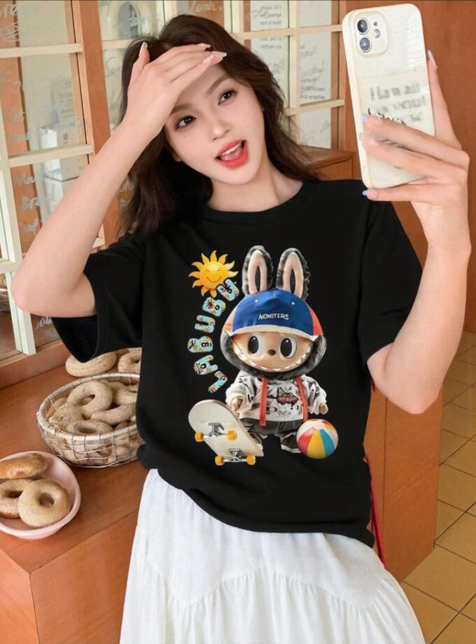 Skating Labubu Oversized Tee