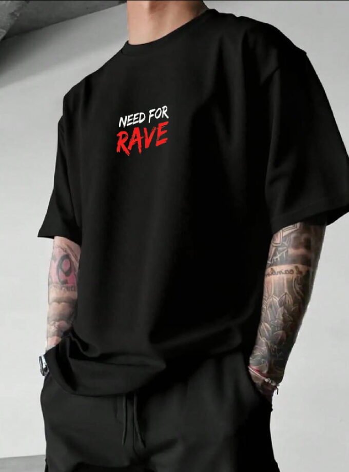 Need For Rave Oversized Tee