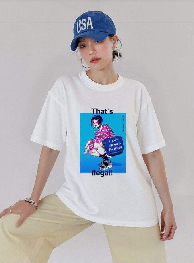 That's illegal Oversized Tee