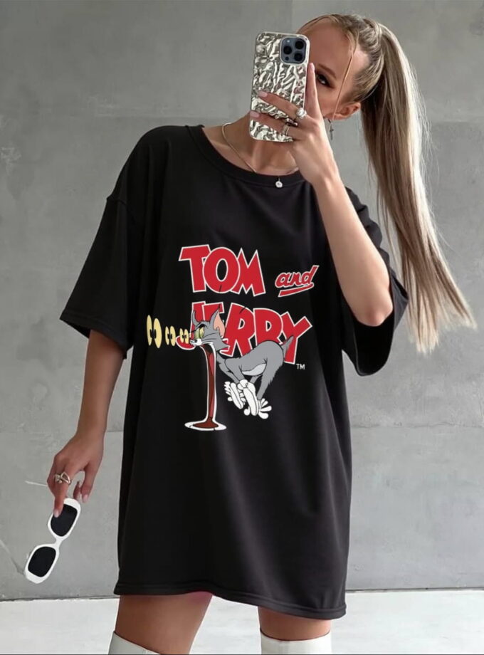 Tom And Jerry Oversized Tee