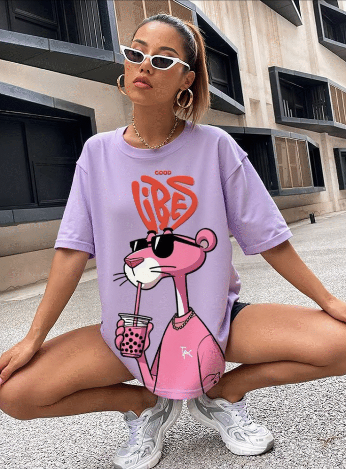 Good Vibes Oversized Tee