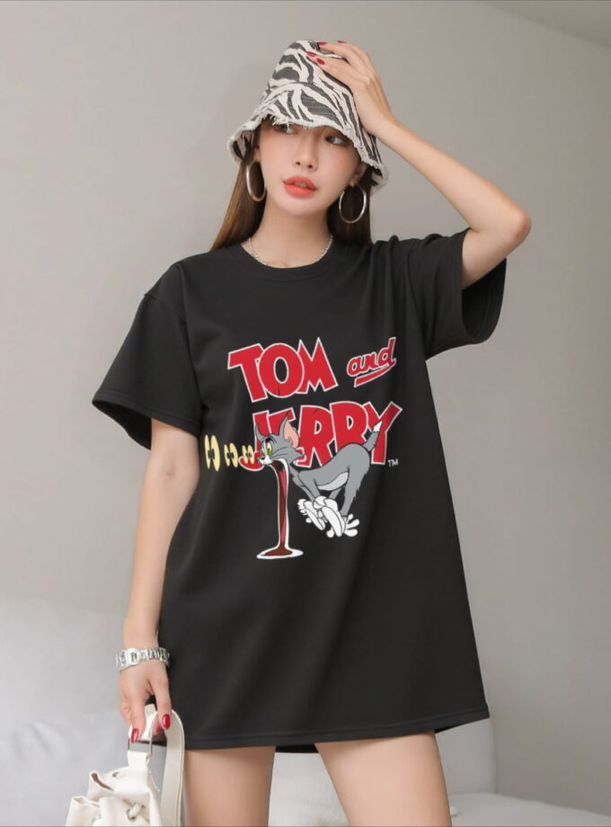 Tom And Jerry Oversized Tee