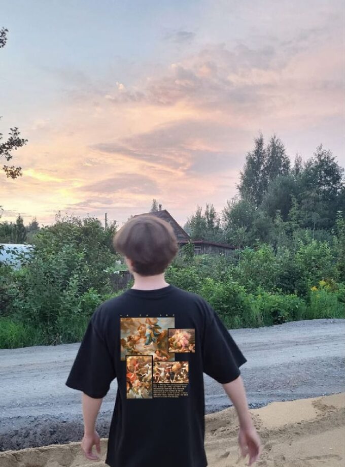 Love For Wisdom Oversized Tee