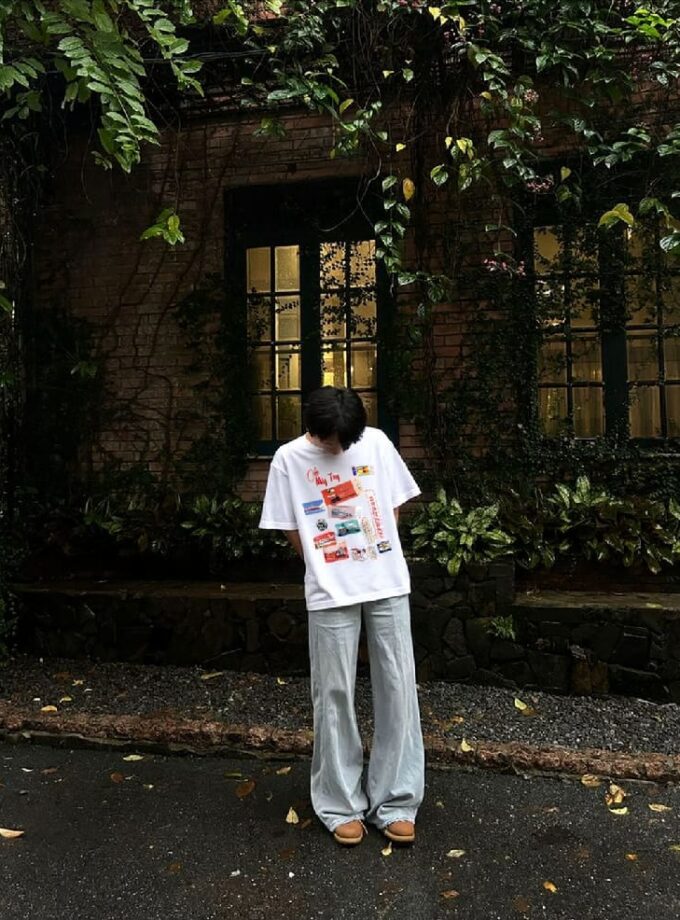 Tram Tickets Oversized Tee