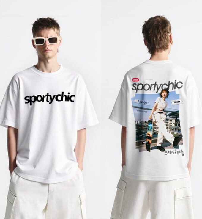 SportyChic Oversized Tee