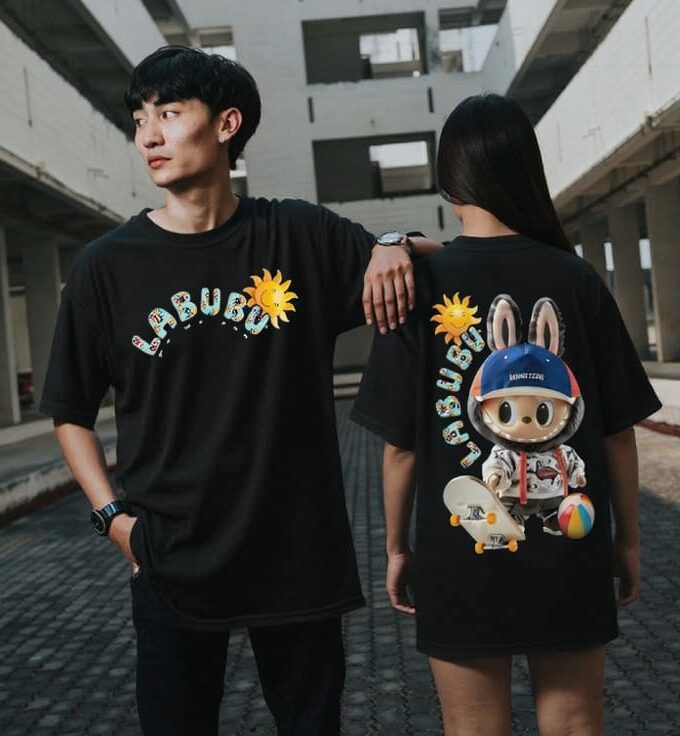 Skating Labubu Oversized Tee