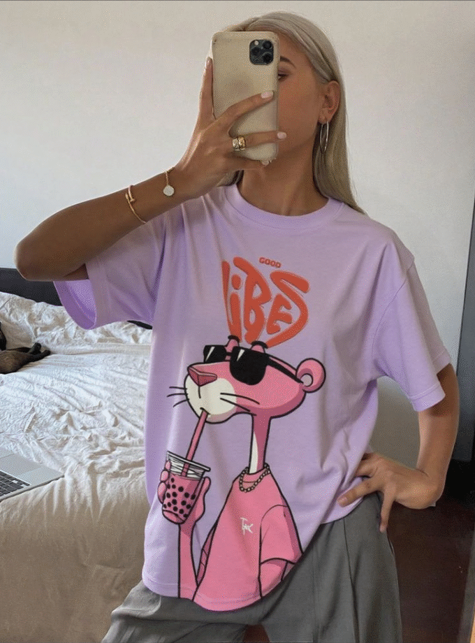 Good Vibes Oversized Tee