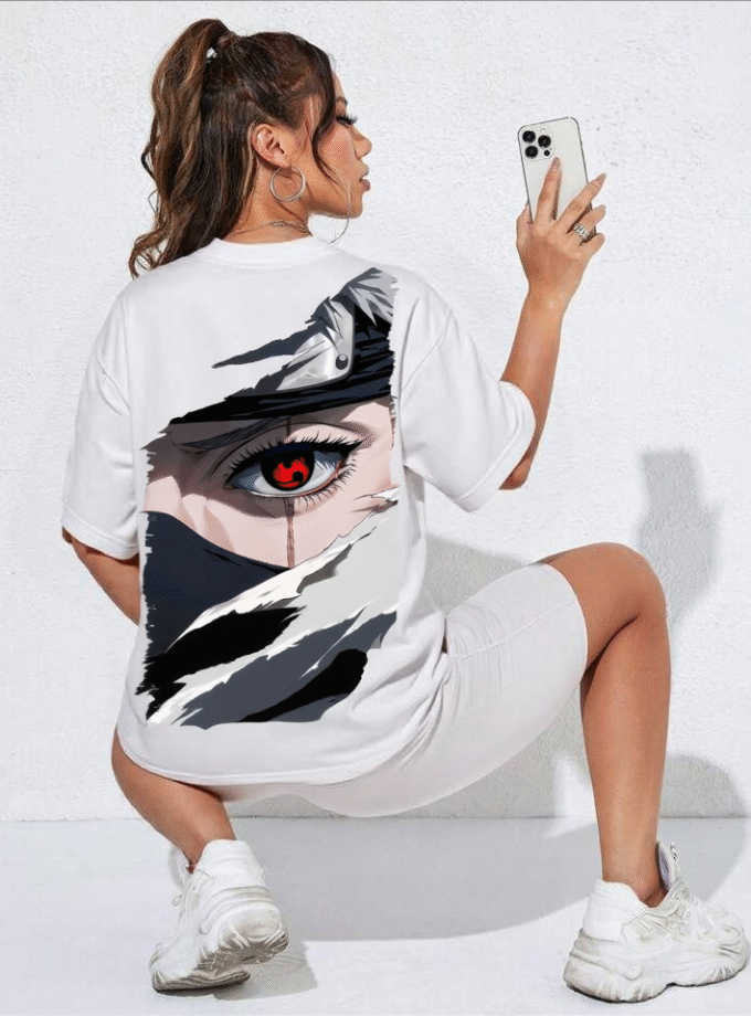 Kakashi Sharingan Oversized Tee
