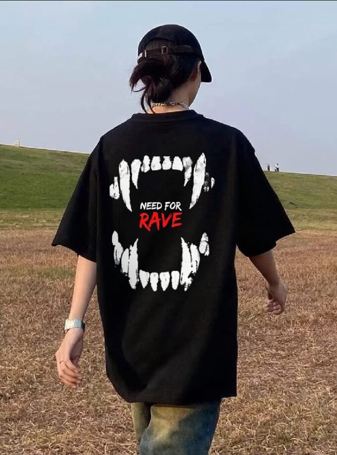 Need For Rave Oversized Tee