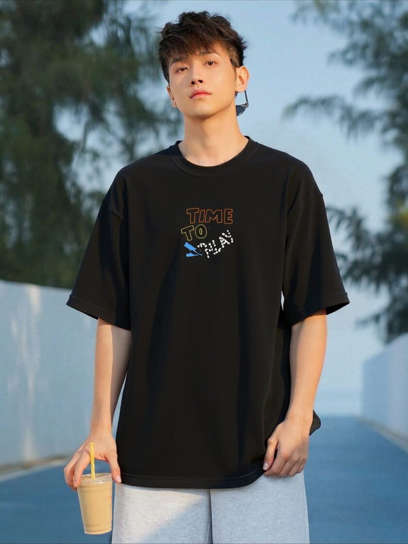Time To Play Oversized Tee - Image 4