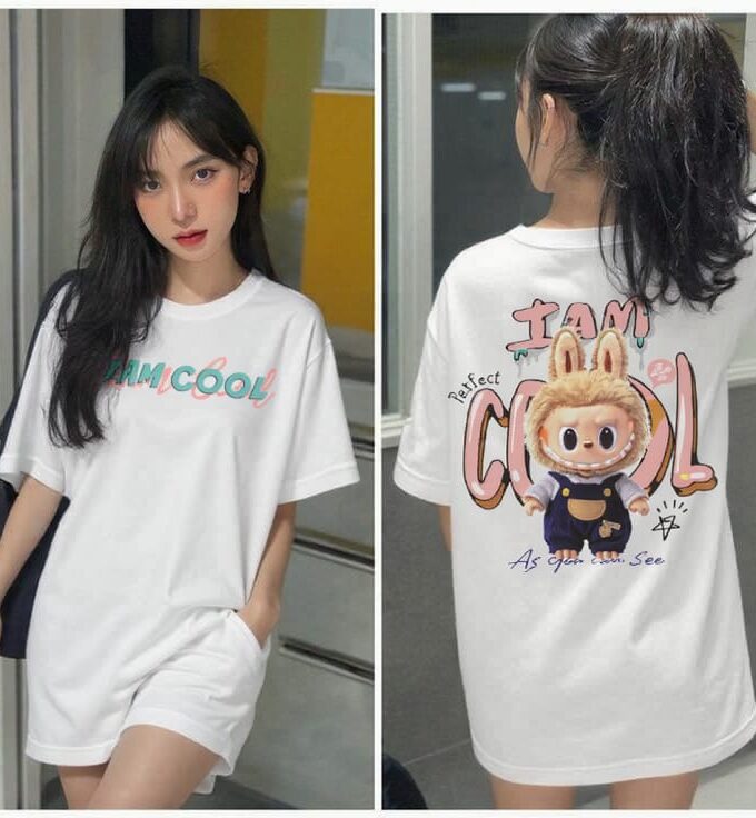 I Am Cool Labubu Oversized Tee