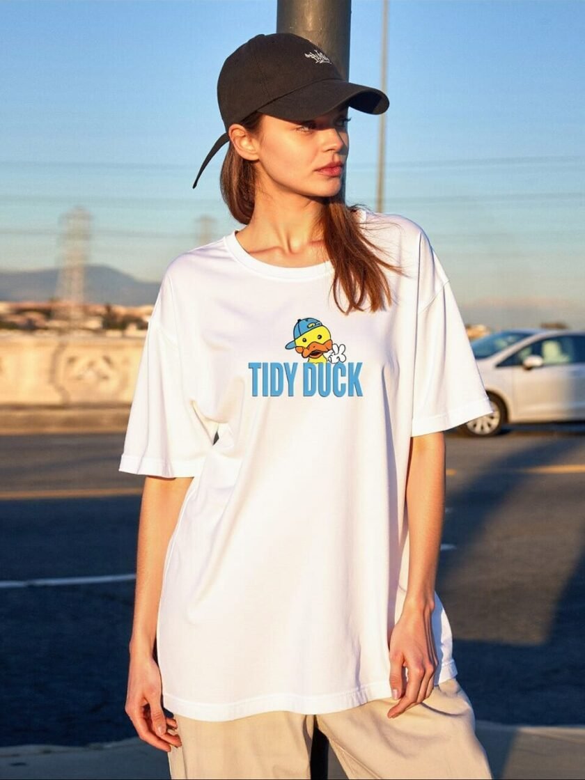 Tidy Duck Oversized Tee - Image 4