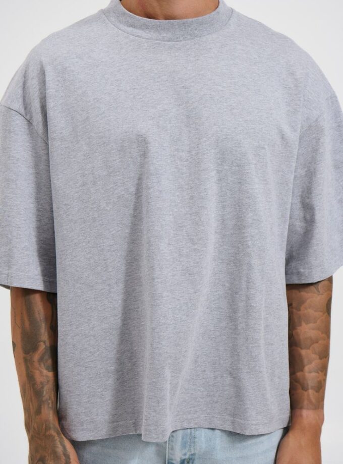 Plain Gray Oversized Tee