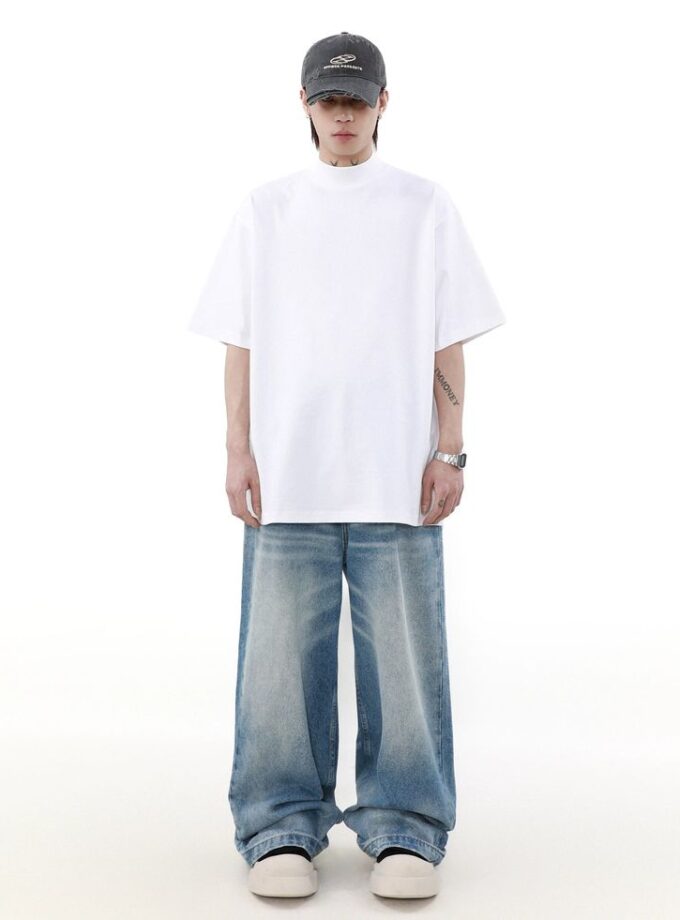 Plain White Oversized Tee
