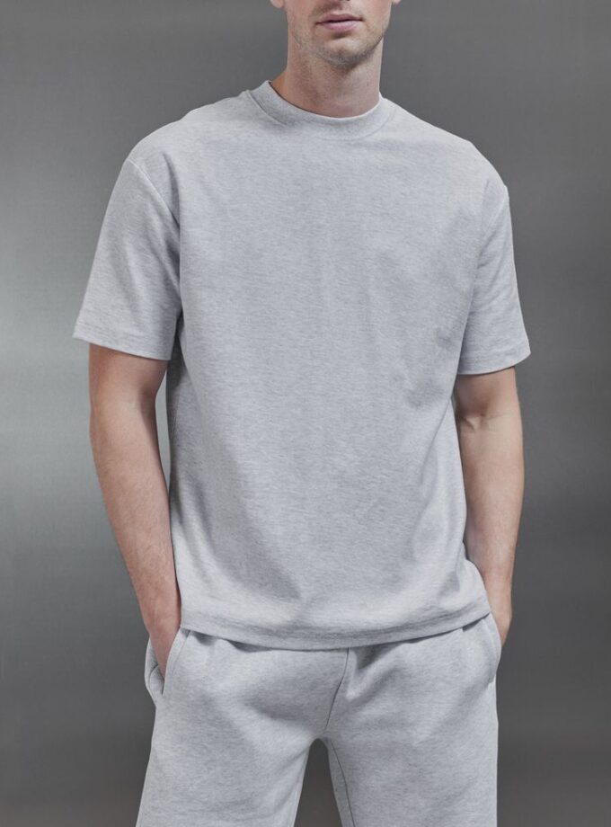 Plain Gray Oversized Tee