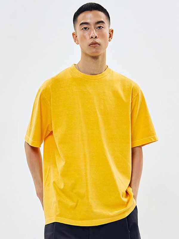 Plain Yellow Oversized Tee