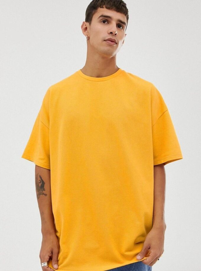 Plain Yellow Oversized Tee