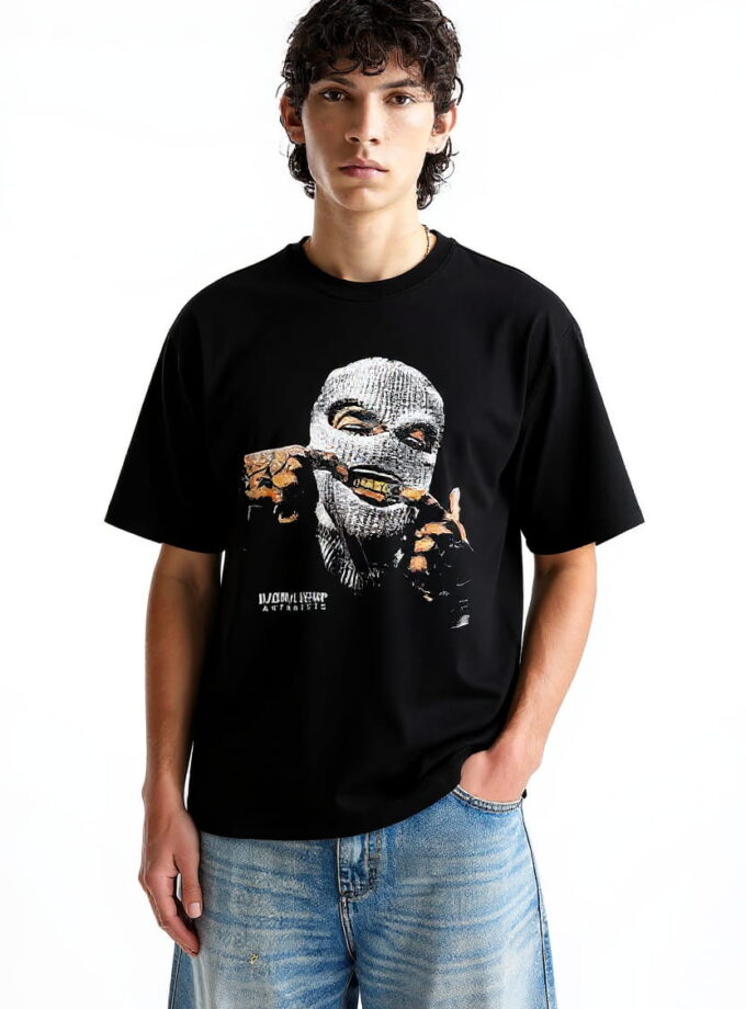 Ski Mask Grills Oversized Tee