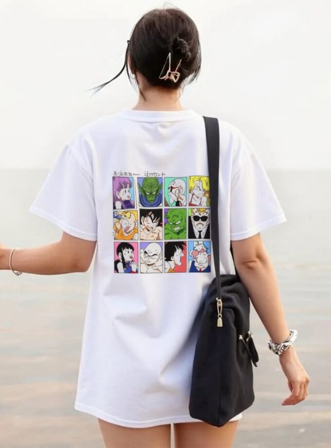 DragonBall saga Piccolo Jr Vs Goku Oversized Tee