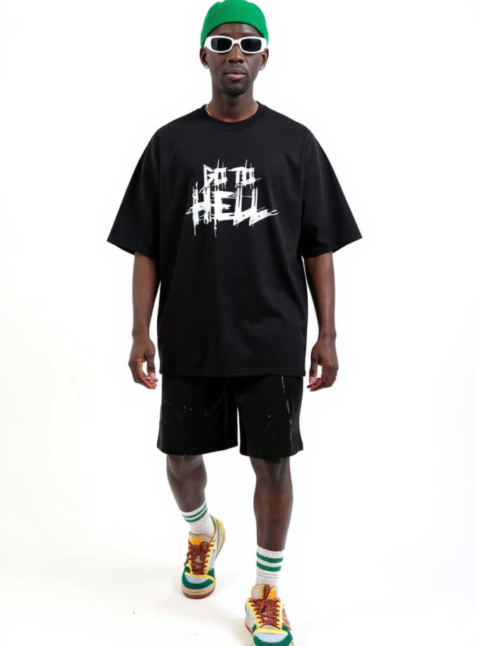 Haters Go To Hell Oversized Tee
