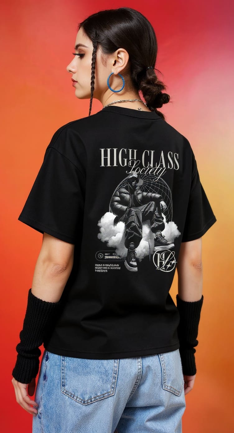 High Class Society Oversized Tee - Image 3