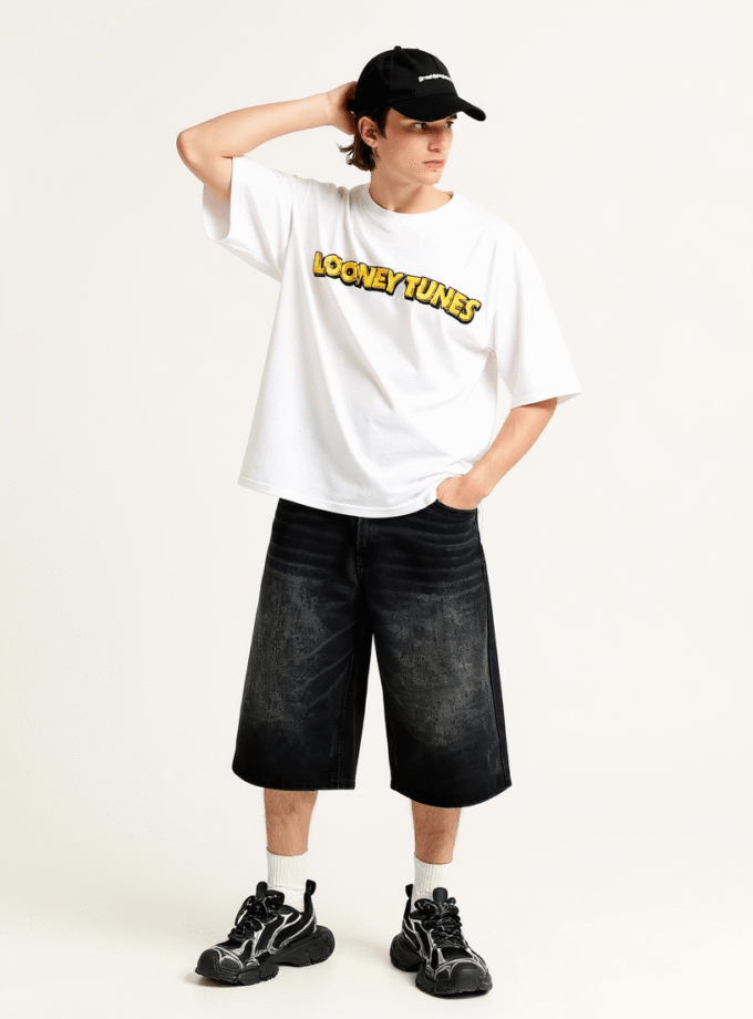 Looney Toons Breakfast Brook Oversized Tee
