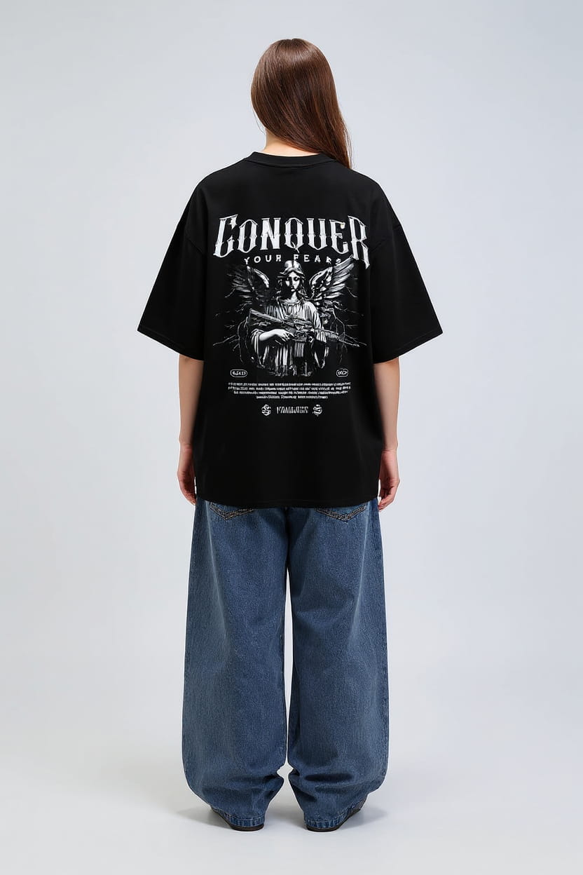 Conquer Your Fears Oversized Tee - Image 3