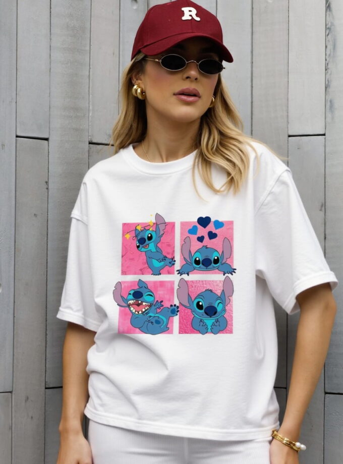 Stitch 4 Grid Oversized Tee