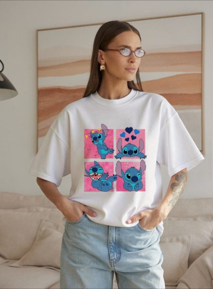 Stitch 4 Grid Oversized Tee