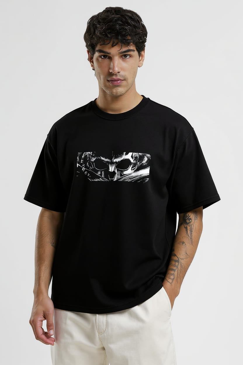 Berserk Skull Knight Oversized Tee - Image 2