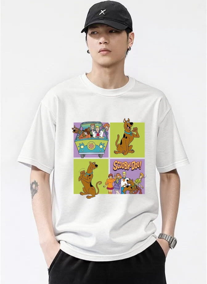 Scooby-Doo 4 Grid Oversized Tee