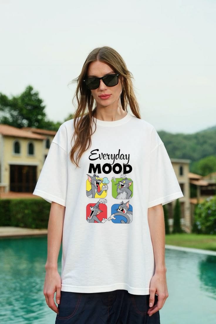 Tom & Jerry Everyday Mood Oversized Tee