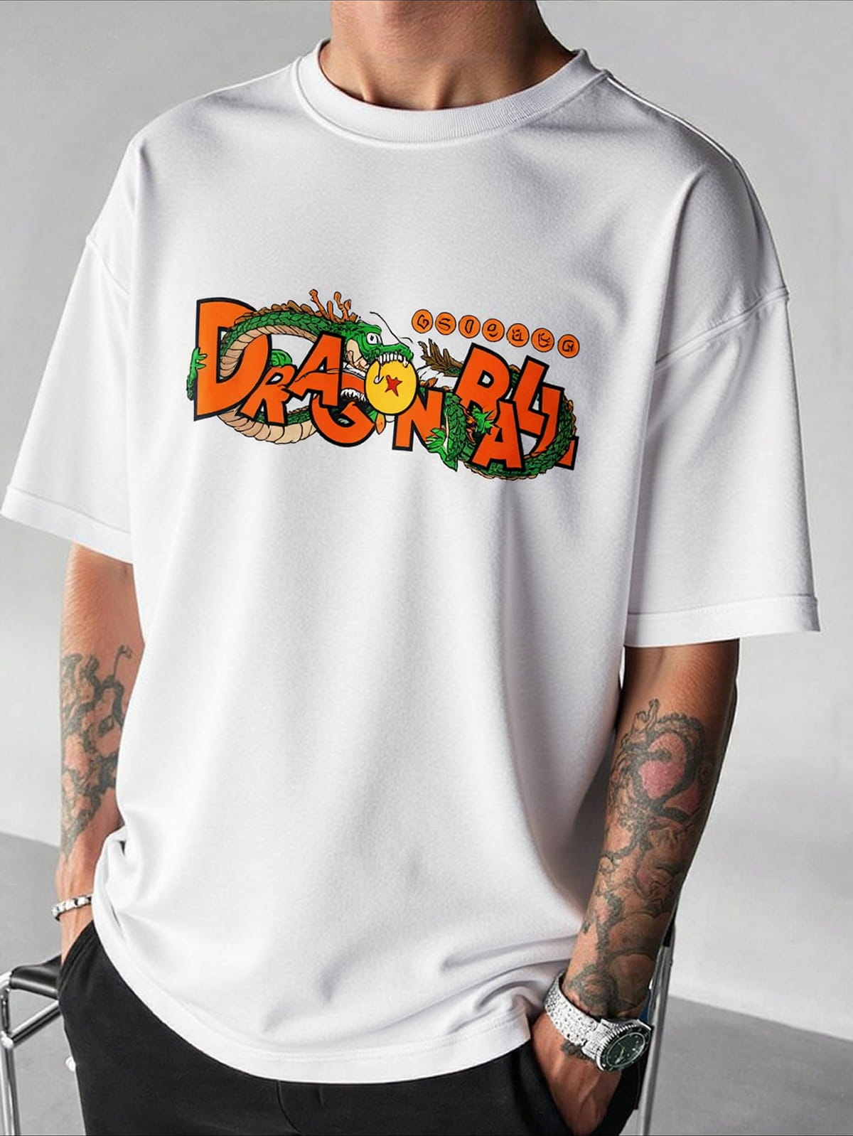 DragonBallball Goku and Shenron Oversized Tee - Image 4