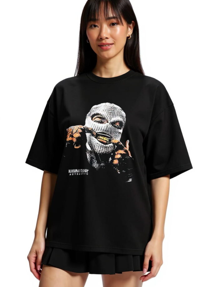Ski Mask Grills Oversized Tee