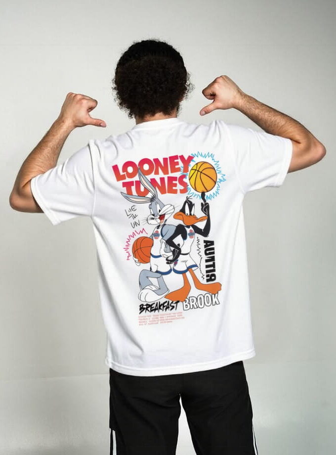 Looney Toons Breakfast Brook Oversized Tee