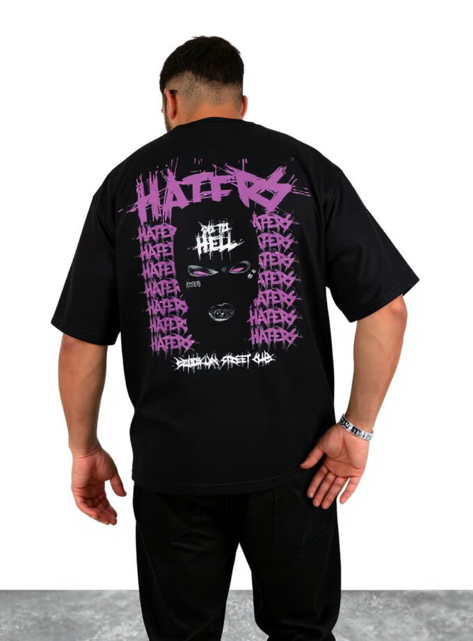 Haters Go To Hell Oversized Tee