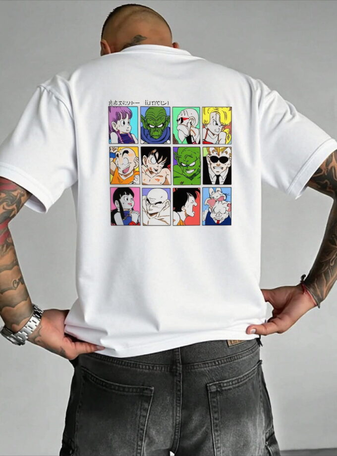 DragonBall saga Piccolo Jr Vs Goku Oversized Tee