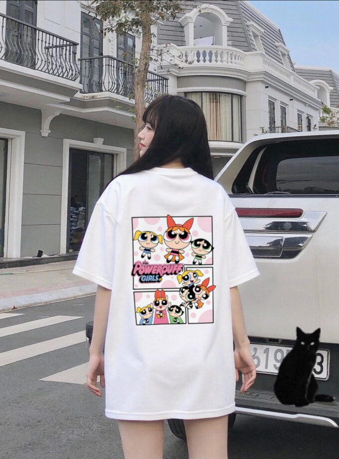 Powerpuff Girls - Power Panel Oversized Tee