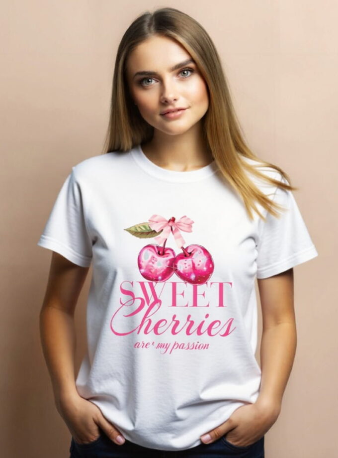 Sweet Cherries Are My Passion Oversized Tee
