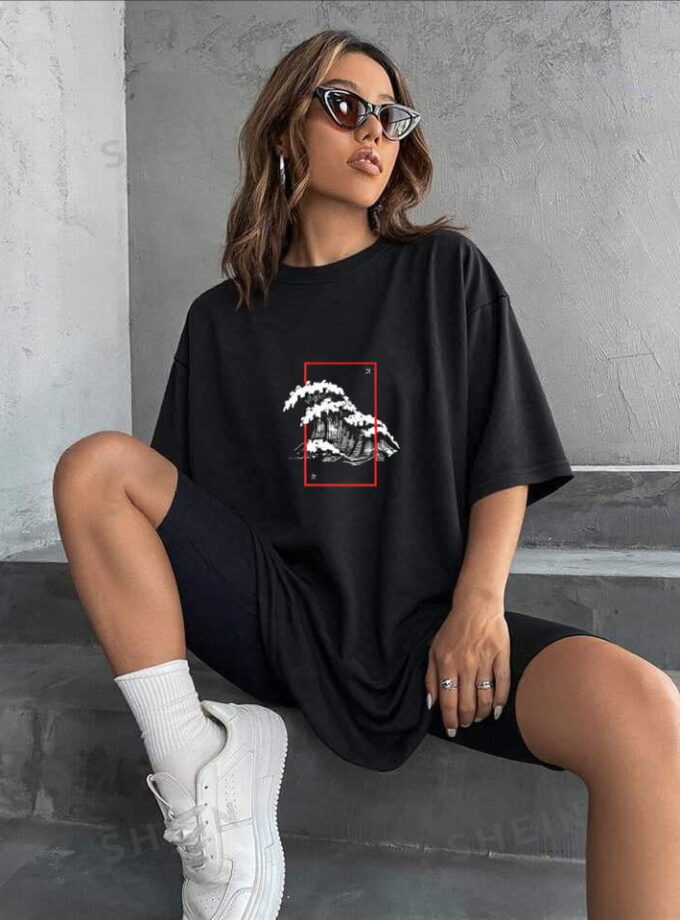 Wave Oversized Tee