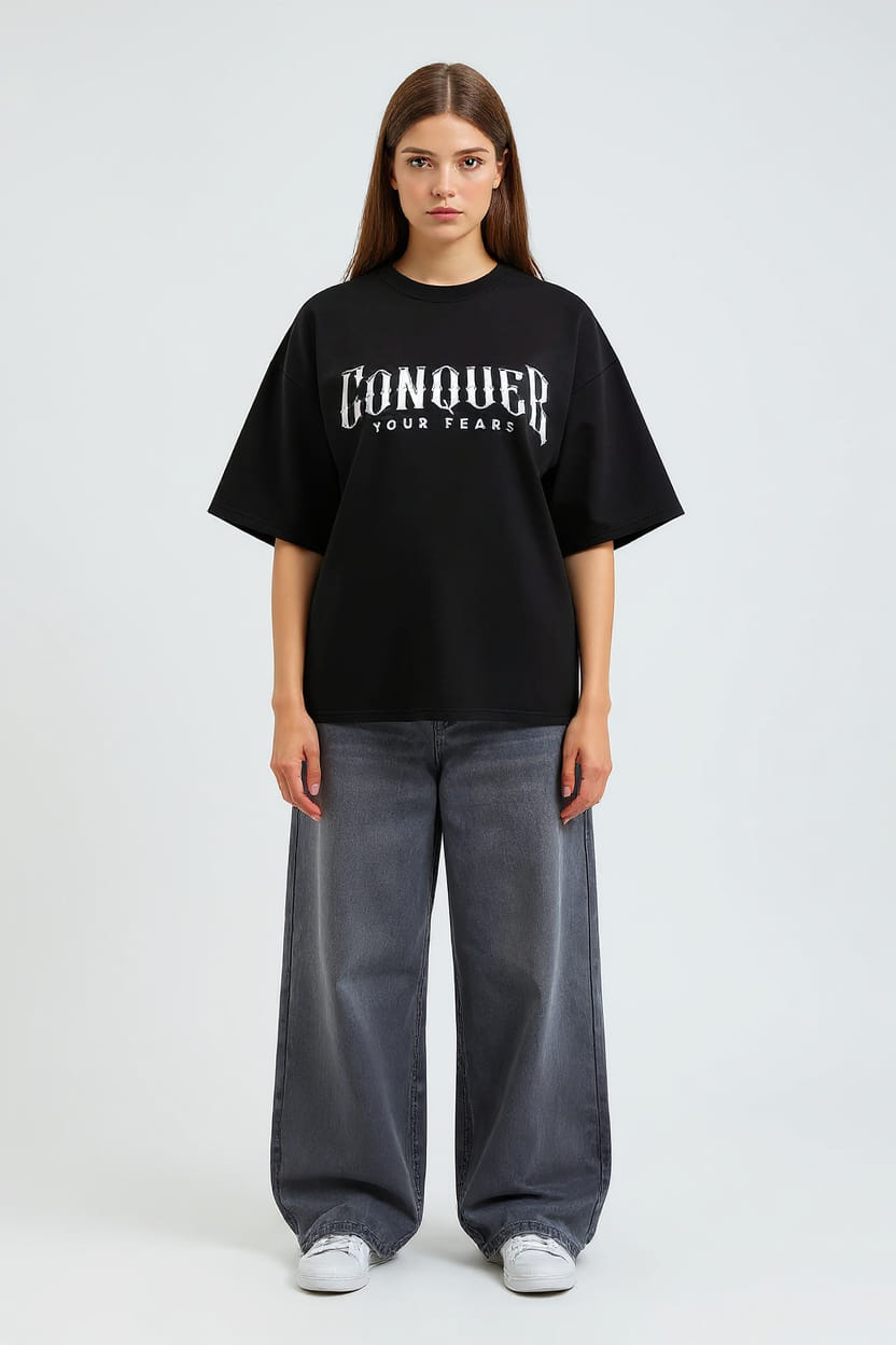 Conquer Your Fears Oversized Tee - Image 4
