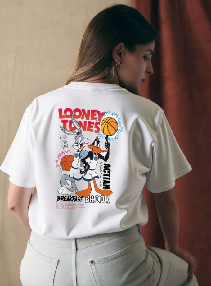 Looney Toons Breakfast Brook Oversized Tee