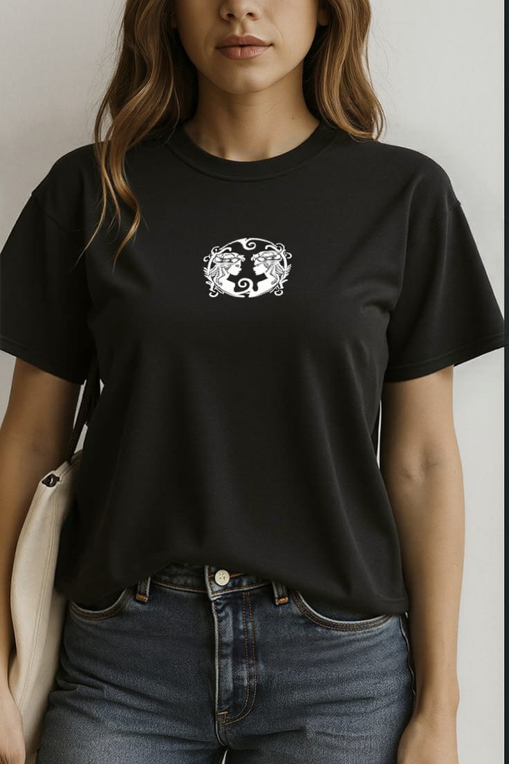 Astrology - Gemini Oversized Tee - Image 2